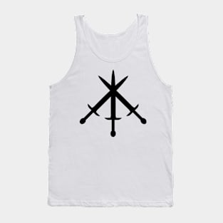 3 sword friends club dnd / medieval / fantasy art merch Tank Top